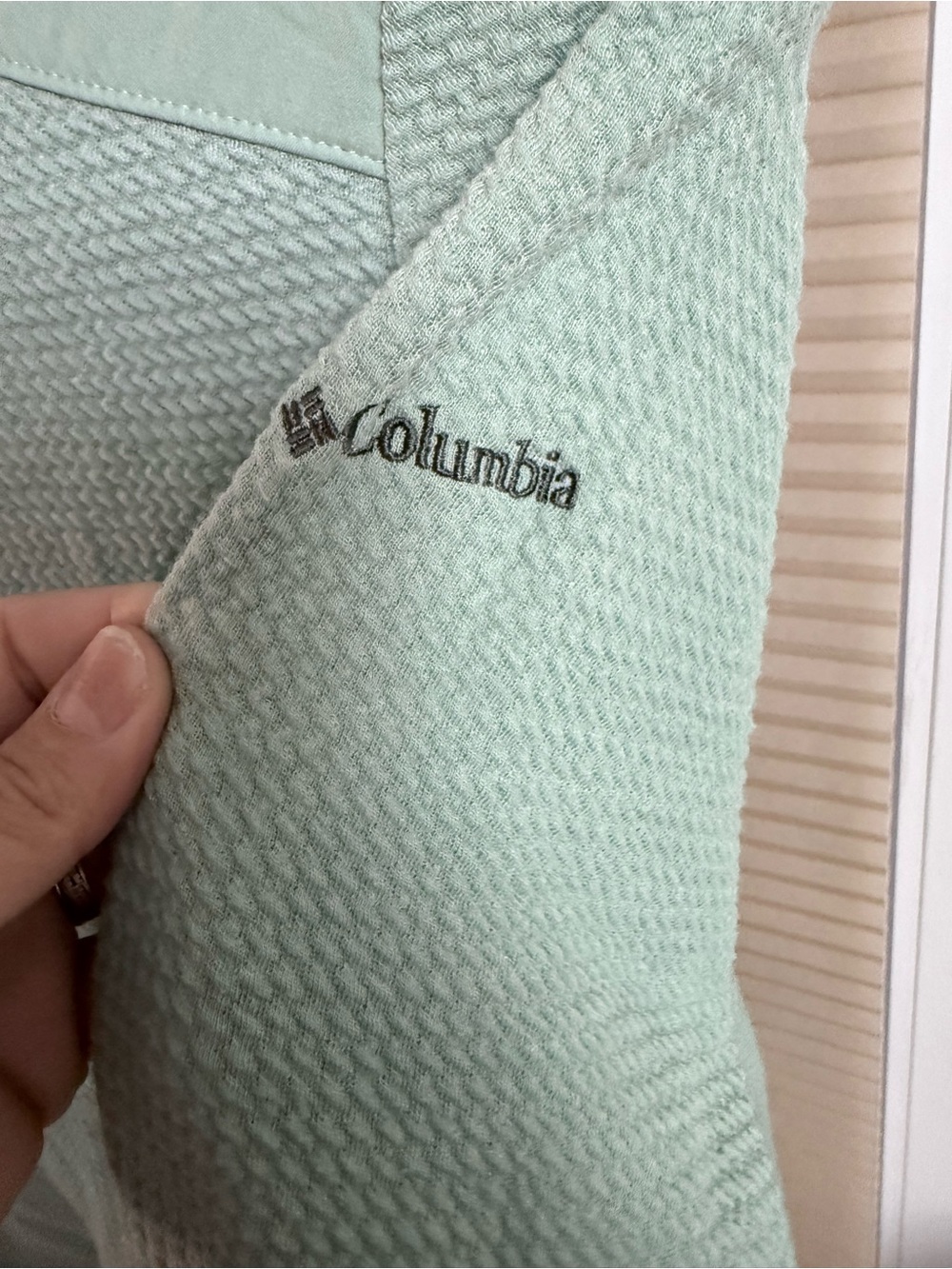 Gorpcore Columbia Lightweight Mint green Full-Zip slim fit Jacket with Hood XL - Picture 2 of 16